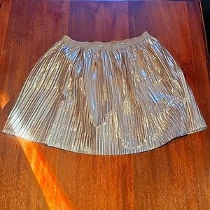 Girls Size 10/12 Carters Kids, Gold Holiday/Dressy skirt.  Worn only once.